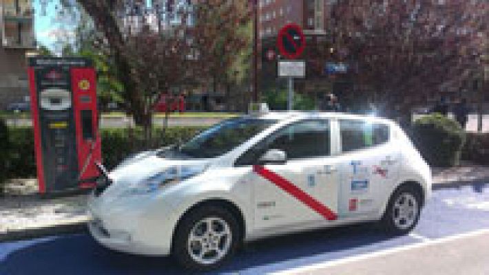El primer taxi eléctrico de Madrid