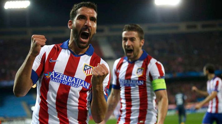 Champions League - Raúl García adelanta al Atlético (1-0)