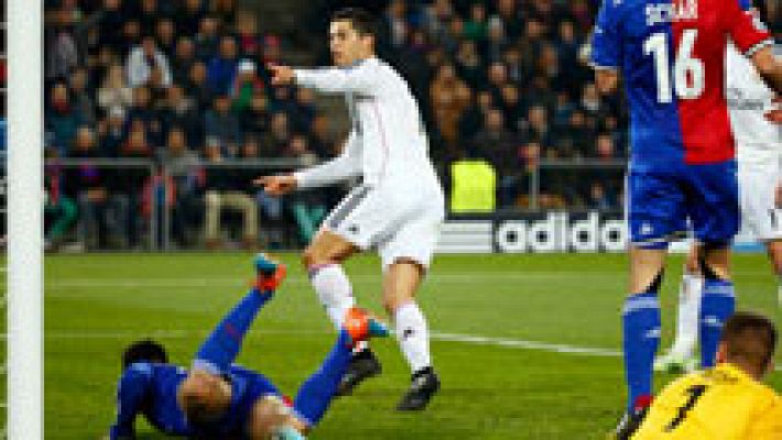 Cristiano Ronaldo abre el marcador en Basilea (0-1)