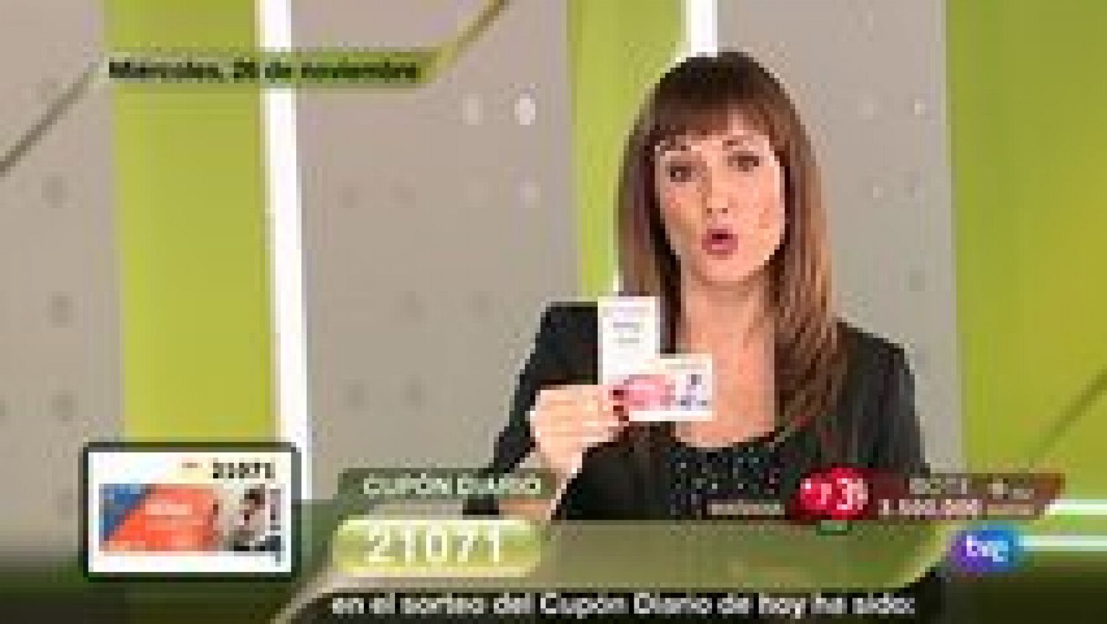  Sorteo ONCE - 26/11/14 - Ver ahora