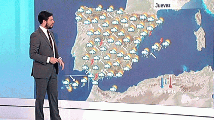 El tiempo - Viento fuerte y lluvias en todo el país