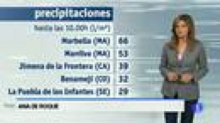 Noticias Andalucía - El tiempoen Andalucia-27/11/14