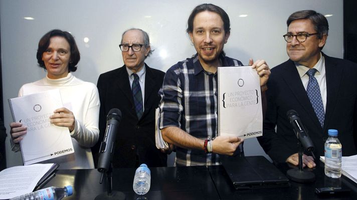 Telediario 1 - Podemos propone la recuperación de la banca pública