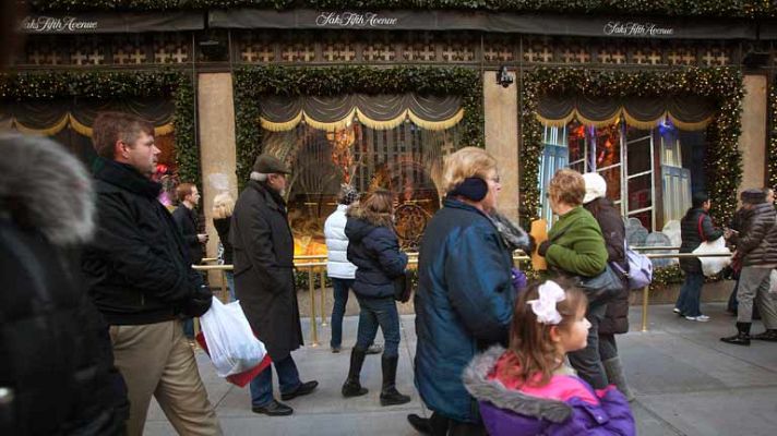 Telediario 1 - La fiebre de las compras protagoniza el 'Black Friday'