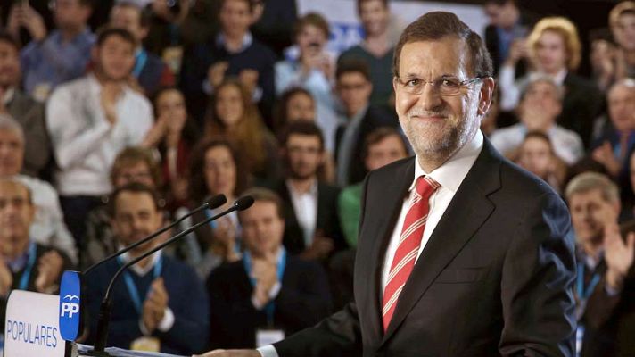 Telediario 1 - Primera visita de Mariano Rajoy a Cataluña después del 9-N