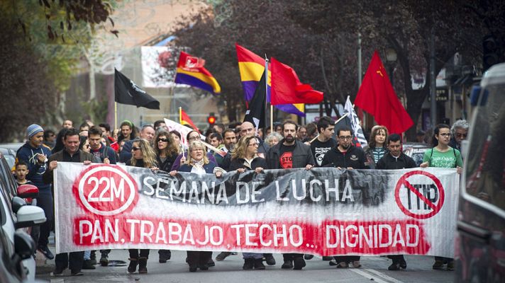 Telediario 1 - Las "Marchas por la Dignidad" vuelven a salir a la calle