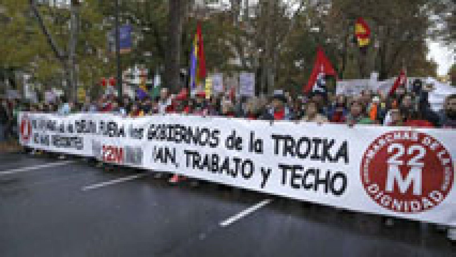 Sindicatos y organizaciones sociales han convocado las llamadas "Marchas de la Dignidad"