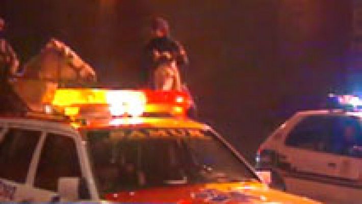 Telediario 1 - La violencia entre aficionados al fútbol genera ya nueve muertos en España desde 1982