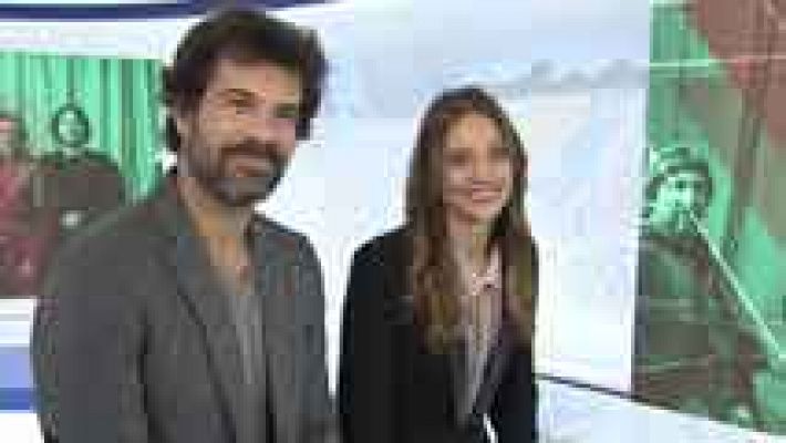 Telediario 1 - Los Reyes Católicos visitan TVE antes del último capítulo