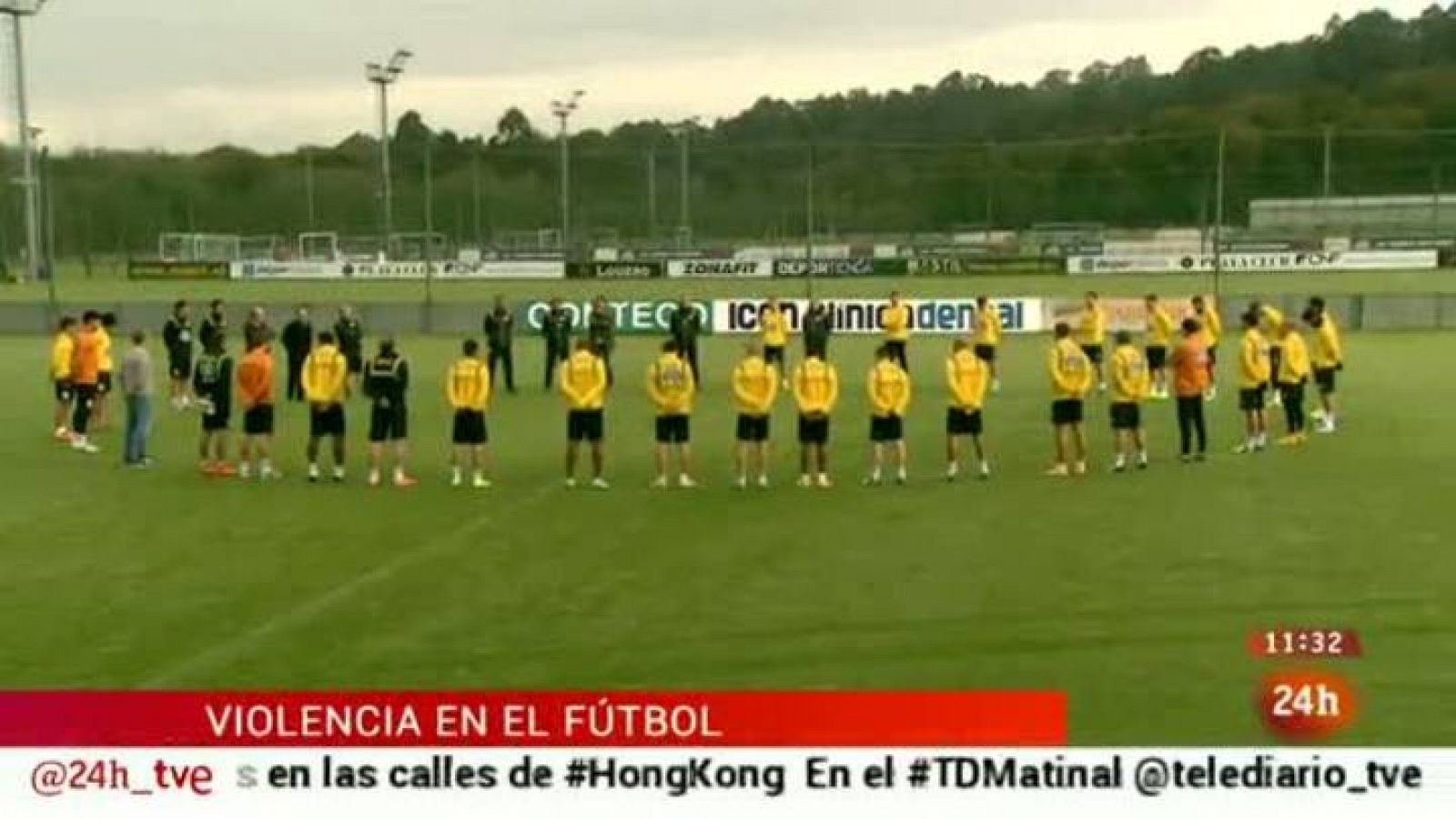 Informativo 24h: El Dépor realiza un parón en su entrenamiento por el hincha fallecido | RTVE Play