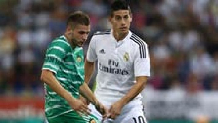 Telediario 1 - El Cormellá, como unos turistas más en el Bernabéu