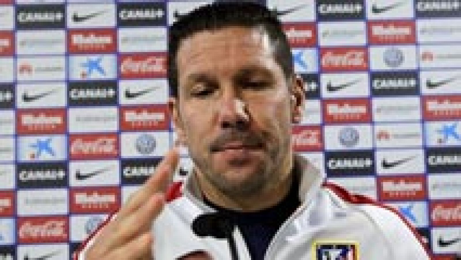 Telediario 1: Simeone no se pronuncia sobre el Frente: "Yo estoy para entrenar" | RTVE Play