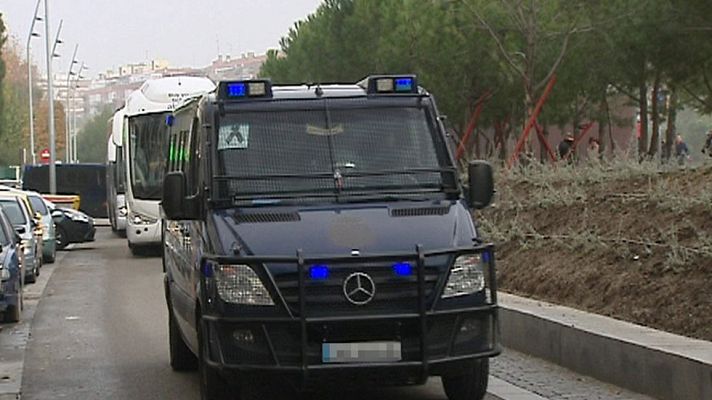 Telediario 1 - Partidos declarados de alto riesgo