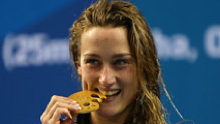 Mireia Belmonte, oro y récord del Mundo en los 200 mariposa