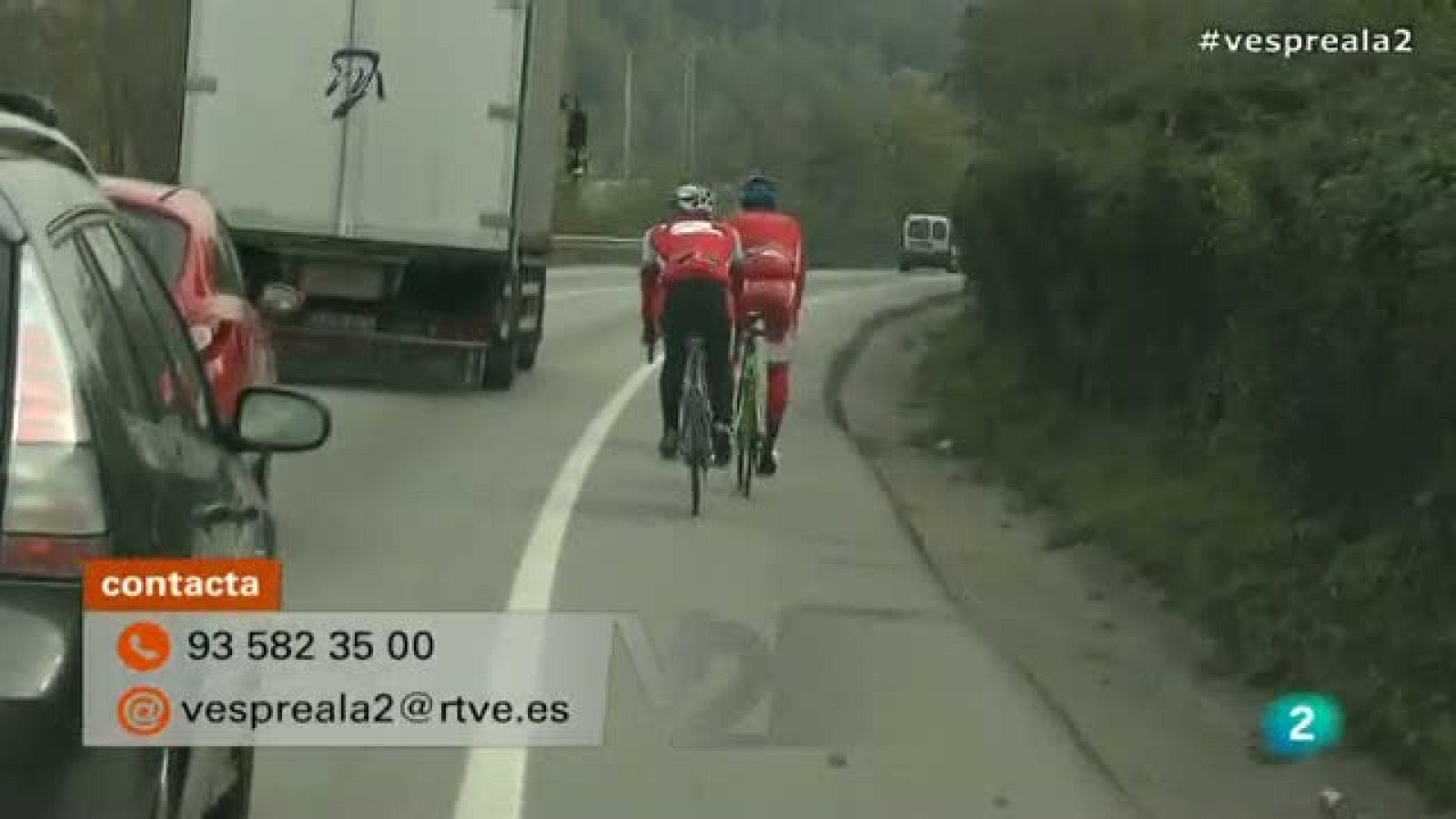  Vespre a La 2 - La seguretat del ciclisme a les carreteres - 03/12/2014