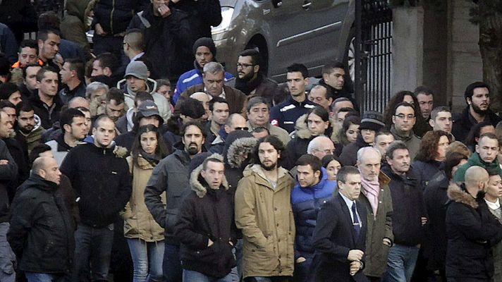 Telediario 1 - Tebas destituye a Lendoiro como embajador de la LFP por ir al entierro de 'Jimmy'