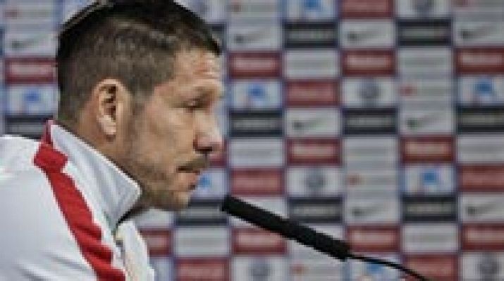 Telediario 1 - Simeone: "Yo miro al Valencia y al Sevilla"