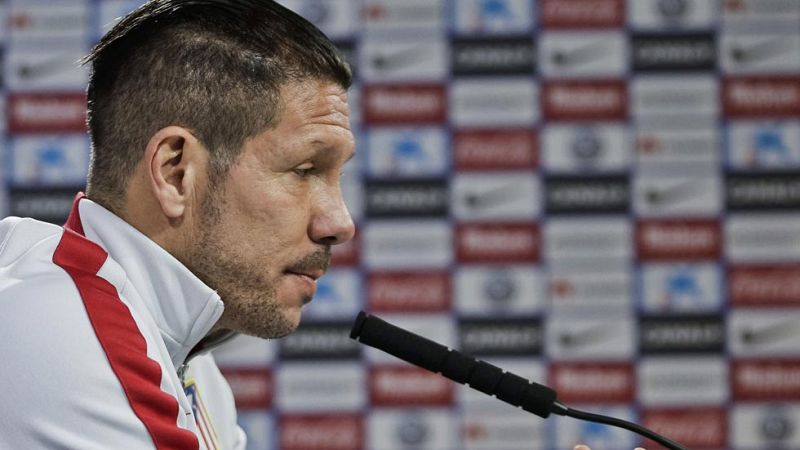 Simeone: "Yo miro al Valencia y al Sevilla"