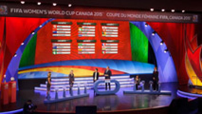 Telediario 1 - España evita a las favoritas en la primera ronda del Mundial de Fútbol 2015