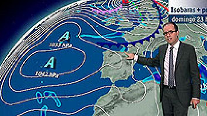 Vientos fuertes en el noreste peninsular, Baleares y Canarias