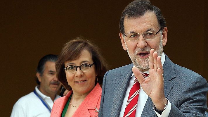 Telediario 1 - Rajoy avanza que España puede crecer más del 2% en 2015