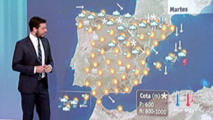 El tiempo - Temporal marítimo en Baleares y vientos fuertes en Aragón y Cataluña