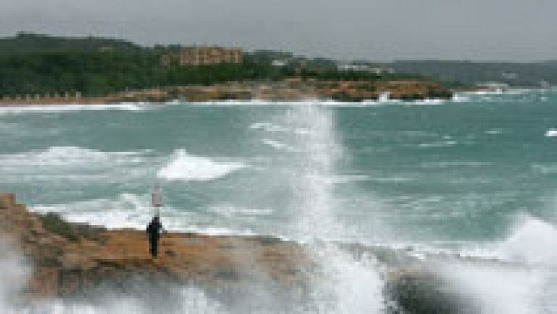 Un temporal de viento afecta a Cataluña y Baleares con rachas que superan los 120 km/h