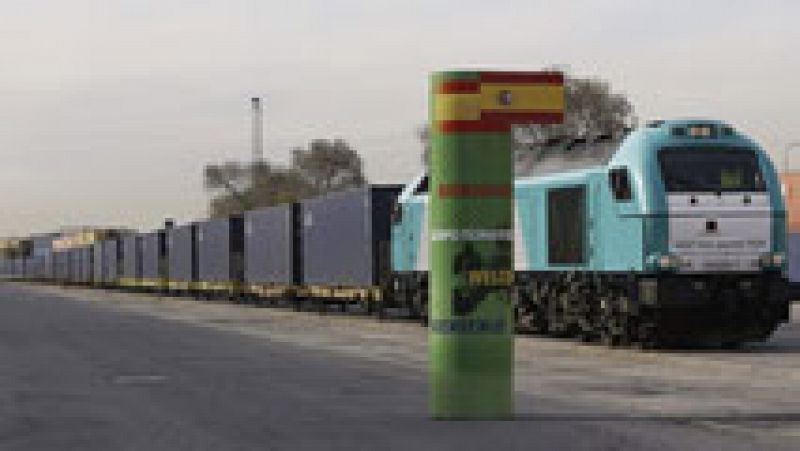 Primer convoy de mercancías que conecta de forma directa China y España 