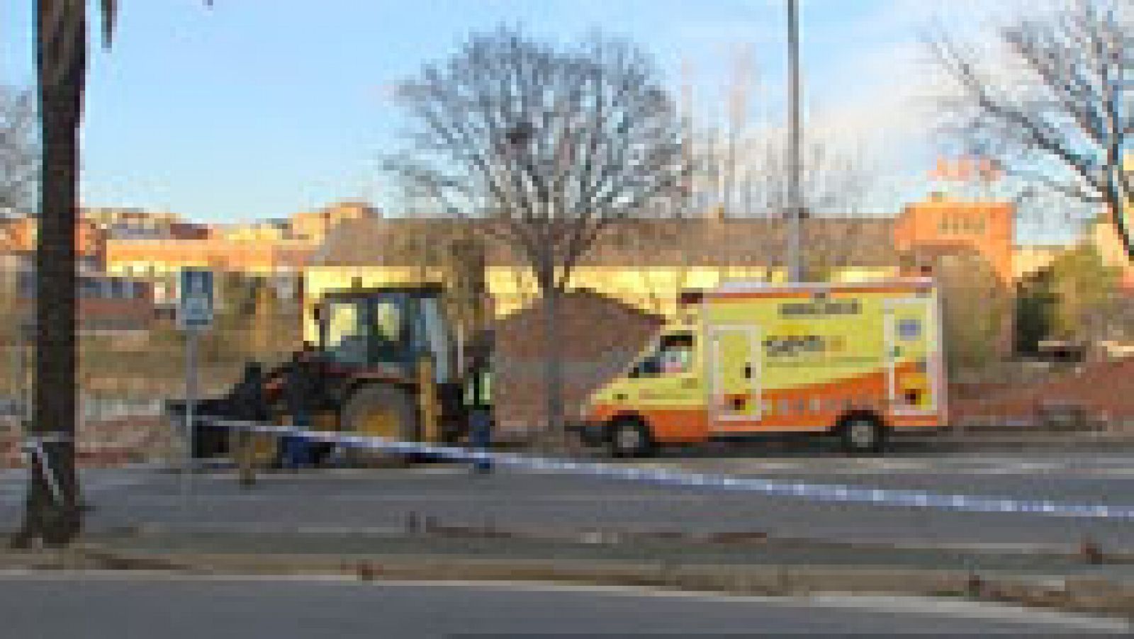 Dos personas mueren en Terrasa, en Barcelona, al caerles encima un muro por el fuerte viento