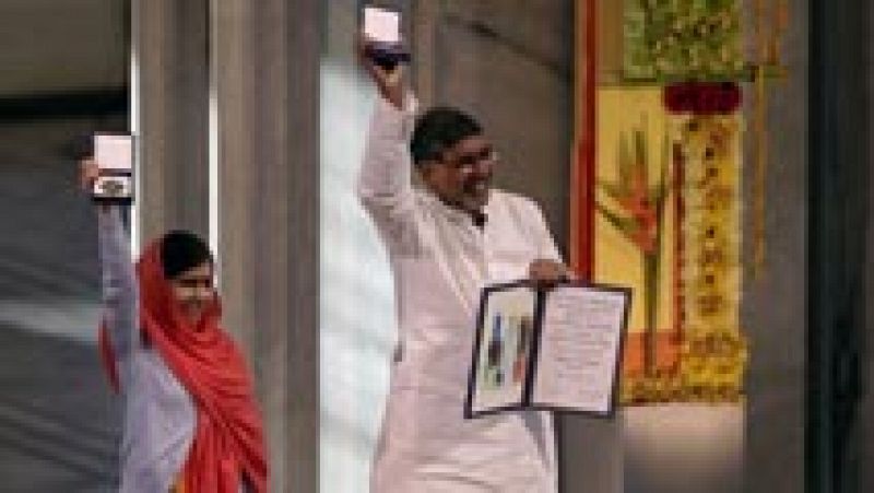 Malala y Satyarthi reciben el premio Nobel de la Paz