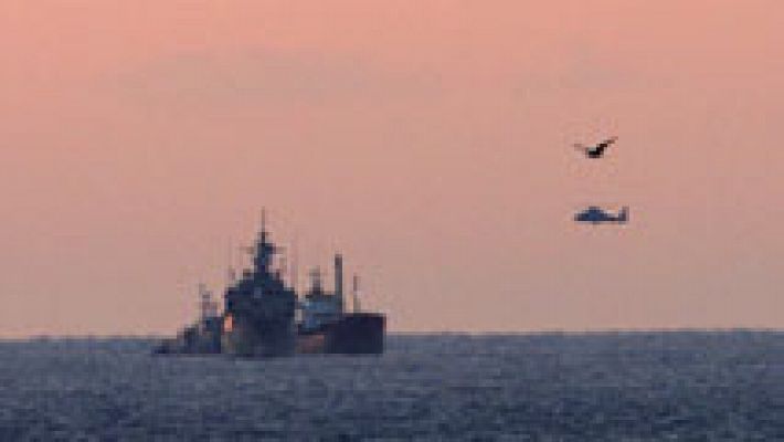 Telediario 1 - Un barco científico español rescata a 200 inmigrantes