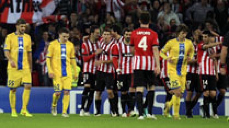 El Athletic Club se ha impuesto al BATE Borisov en San Mamés, por 2-0, y ha cumplido con los dos objetivos que se había marcado antes del partido que ha supuesto su despedida de una Liga de Campeones que alcanzó de manera brillante pero en la que ha pagado su mal arranque en la Fase de Grupos.