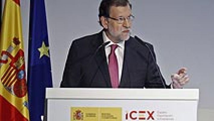 Telediario 1 - Rajoy habla de recuperión económica