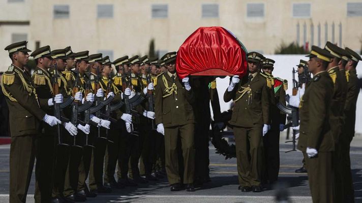 Telediario 1 - Despedida al ministro palestino muerto en una carga israelí