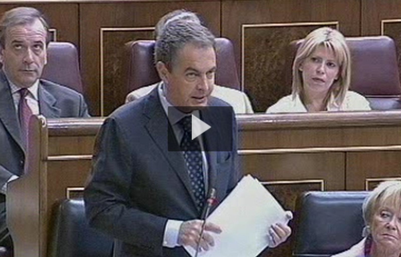 Cara a cara de Zapatero y Rajoy sobre la crisis económica | Ver