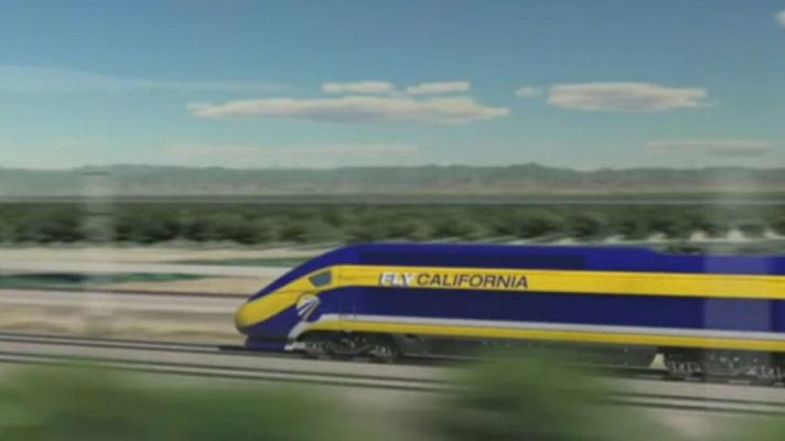 Telediario 1 - España participará en el primer AVE de Estados Unidos