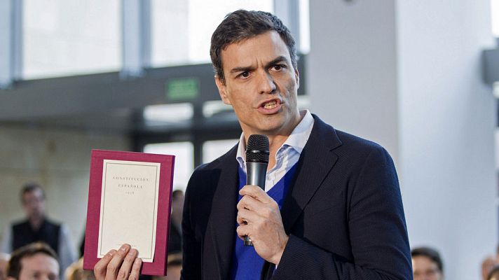 Telediario 1 - Sánchez vuelve a defender la reforma de la Constitución