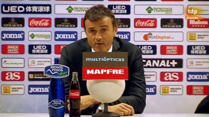 Luis Enrique: "Queda mucho campeonato"