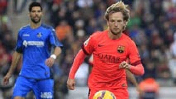 Los jugadores del Barça lamentan el empate en Getafe