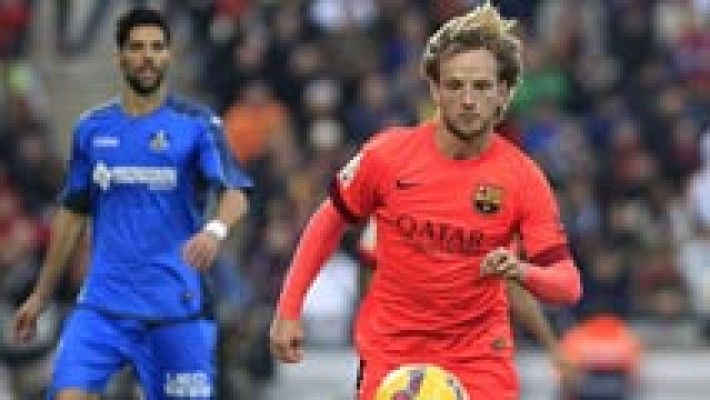 Telediario 1 - Los jugadores del Barça lamentan el empate en Getafe