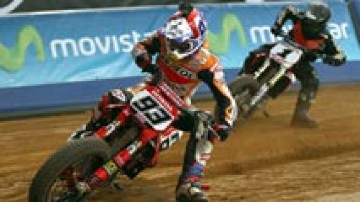 Telediario 1 - Marc Márquez gana en Barcelona el II Superprestigio Dirt Track