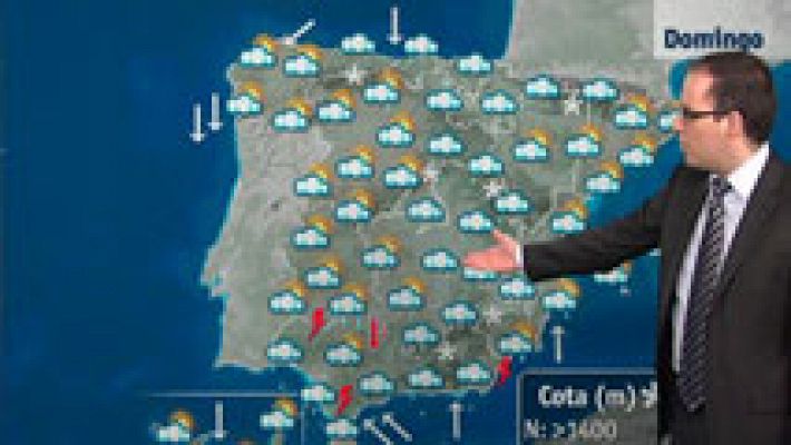 Aemet prevé lluvia en casi toda la Península