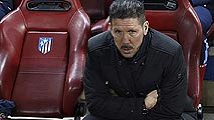 Simeone:  "Yo hablo solo del partido"