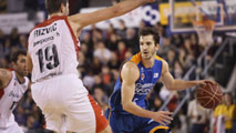 La Bruixa d'Or se llevó la victoria ante el Valencia Basket por la mínima gracias a un tiro libre de Sakic a falta de dos segundos para el final del partido.