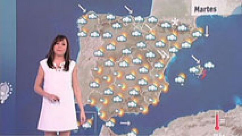 Lluvias en el norte, Baleares y la Cordillera Ibérica