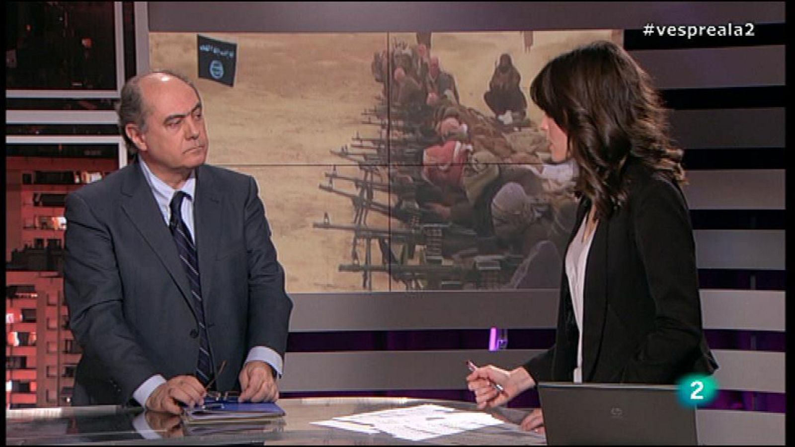 Vespre a La 2 - Entrevista a Senén Florensa, sobre la situació del terrorisme jihadista