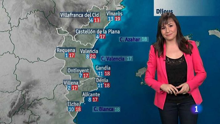 L'informatiu - Comunitat Valenciana - El tiempo en la Comunidad Valenciana - 17/12/14