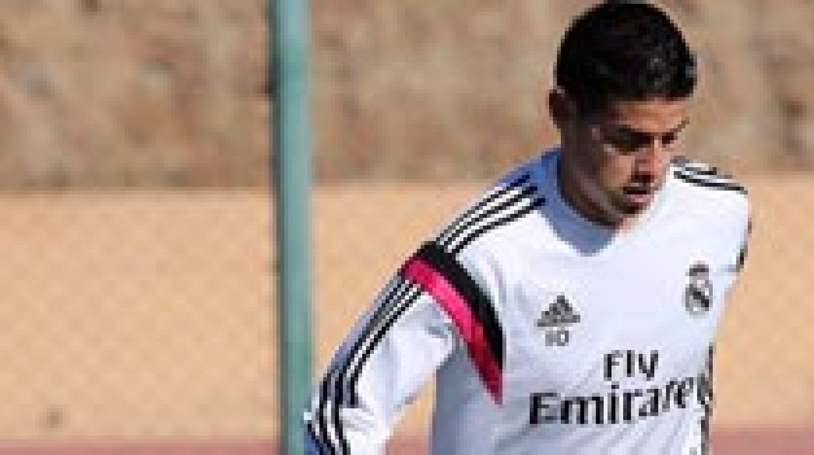 James, novedad en el entrenamiento del Madrid