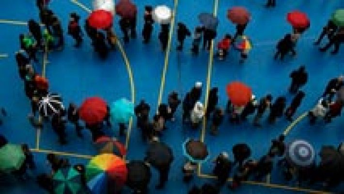 Telediario 1 - Encuesta del CIS catalán tras el 9-N