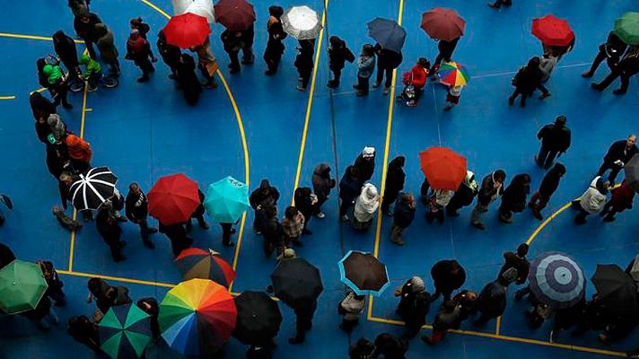 Telediario 1 - Encuesta del CIS catalán tras el 9-N